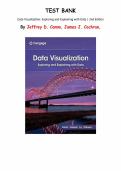 Data Visualization&colon; Exploring and Explaining with Data&comma; 2nd Edition &lpar;Jeffrey D&period; Camm&rpar; &ndash; Complete Test Bank Chapters 1&ndash;9