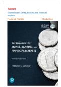 Test Bank - for The Economics of Money&comma; Banking and Financial Markets 13th Edition by Frederic Mishkin &comma; Chapter 1-29 &vert; All Chapters