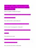 DCF Health&comma; Safety&comma; and Nutrition Exam Questions and correct Answers&vert; Complete and Updated 2026