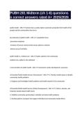 PUBH 201 Midterm &lpar;ch 1-6&rpar; questions n correct answers rated A&plus; 2025&sol;2026