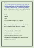 BIO 141 EXAM 2 NEWEST 2026 ACTUAL EXAM WITH COMPLETE  QUESTIONS AND CORRECT DETAILED ANSWERS &lpar;100&percnt; VERIFIED  ANSWERS&rpar; &vert;ALREADY GRADED A&plus;&vert; &vert;&vert;PROFESSOR VERIFIED&vert;&vert; 