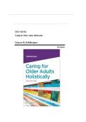 Test Bank for Caring for Older Adults Holistically 8th Edition &lpar;F&period; A&period; Davis Company&comma; 2025&rpar; by Tamara R&period; Dahlkemper&comma; Isbn no&semi; 9781719647588&comma; all 22 Chapters Covered