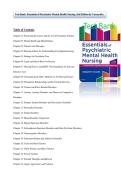 TestBank Varcarolis Essentials of Psychiatric Mental Health Nursing 3rd Edition 2017-converted-converted