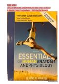 Test Bank for Essentials of Human Anatomy and Physiology&comma; 10th Edition by Elaine N&period; Marieb & Katja Hoehn &ndash; Complete Chapters with Verified Answers and Detailed Explanations &vert; Comprehensive A&P Exam Resource &comma; GRADED A&plus;