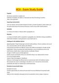 HCA - HCA EXAM STUDY GUIDE ACCURATE QUESTIONS AND CORRECT DETAILED ANSWERS WITH RATIONALES &vert;&vert; 100&percnt; GUARANTEED PASS <BRAND NEW VERSION>