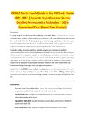 GCSE A North South Divide in the UK Study Guide 2026 - GCSE EXAM STUDY GUIDE ACCURATE QUESTIONS AND CORRECT DETAILED ANSWERS WITH RATIONALES &vert;&vert; 100&percnt; GUARANTEED PASS <BRAND NEW VERSION>