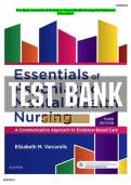 Test Bank  &ndash; Essentials of Psychiatric Mental Health Nursing &lpar;3rd Edition&rpar; By Varcarolis &vert; All Chapters Covered &vert; Rated A&plus; &vert; Newest Edition