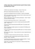 OPMA 3306 FINAL EXAM REVIEW QUESTIONS&vert; PASS &vert; GUARANTEED PASS