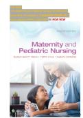Maternity and Pediatric Nursing 4th Edition Ricci Kyle Carman Test Bank Full Test Bank 100&percnt; Verified Answers Download to Ace Your Exam &vert; ALL CHAPTERS A&plus; GRADE 