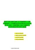 HESI A2 Vocabulary Practice Questions &vert; Version 1 & Version 2 &lpar;2022 Update&rpar;