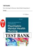 Davis Advantage Psychiatric Nursing Test Bank &ndash; Karyn Morgan