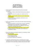 PSY 255 QUIZ Quiz 1 Chapters 1-6 complete questions and answers