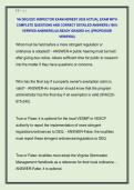VA DEQ ESC INSPECTOR EXAM NEWEST 2026 ACTUAL EXAM WITH  COMPLETE QUESTIONS AND CORRECT DETAILED ANSWERS &lpar;100&percnt;  VERIFIED ANSWERS&rpar; &vert;ALREADY GRADED A&plus;&vert; &vert;&vert;PROFESSOR  VERIFIED&vert;&vert;