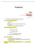 NUR 254 EXAM 3 Postpartum With complete solution&vert; RATED A&plus; NEW EDITION &vert; UPDATED &vert; Galen College of Nursing