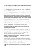 OPMA 3306 QUESTIONS 2026 GUARANTEED PASS