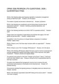 OPMA 3306 PEARSON UTA QUESTIONS 2026 GUARANTEED PASS