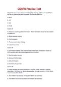 CEHRS Practice Test &vert;Questions and Correct Answers &lpar;100&percnt; VERIFIED&rpar;&vert; 2026&sol;2027