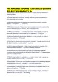 FIRE INSTRUCTOR 1 UPDATED SCRIPTED EXAM QUESTIONS AND SOLUTIONS GUARANTEE
