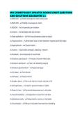 MN COSMETOLOGY UPDATED EXAMS SCRIPT QUESTIONS AND SOLUTIONS GUARANTEE