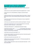 MN COSMETOLOGY UPDATED COMPREHENSIVE QUESTIONS AND SOLUTIONS GUARANTEE