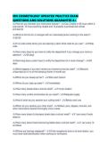 MN COSMETOLOGY UPDATED PRACTICE EXAM QUESTIONS AND SOLUTIONS GUARANTEE
