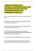 NUMERICAL METHODS EXAM 2 CONVERGENCE OPTIMIZER TOOLKIT&colon; HIGHYIELD SOLVED QUESTIONS AND FINAL EVALUATION TRANSCRIPT FOR ALGORITHMIC SUCCESS 2026
