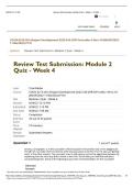 COUN 6215 Week 4 Module 2 Quiz&vert; With complete solution &vert; 100&percnt; pass&vert; NEW 2026 &vert; Walden University