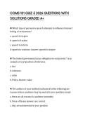 COMS 101 QUIZ 5 2026 QUESTIONS WITH SOLUTIONS GRADED A&period;pdf
