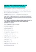 ADVANCED MED SURG UPDATED PRACTICE TEST QUESTIONS AND SOLUTIONS GUARANTEE A&period;pdf