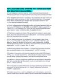 ADVANCED MED SURG UPDATED TEST PAPER QUESTIONS AND SOLUTIONS GUARANTEE