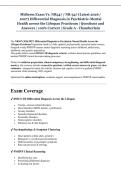Midterm Exam V1&colon; NR547 &sol; NR-547 &lpar;Latest 2026 &sol;  2027&rpar; Differential Diagnosis in Psychiatric-Mental  Health across the Lifespan Practicum &vert; Questions and  Answers &vert; 100&percnt; Correct &vert; Grade A - Chamberlain