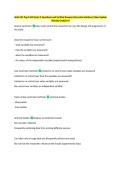 Stahl UIC Psych 242 Exam 3 Questions and Verified Answers&sol;Accurate Solutions