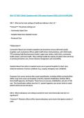 MHA BOST 707 EXAM 3 Questions with 100- Correct Answers Latest Version 2026 Top Rated 