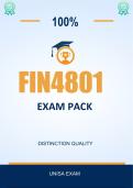 FIN4801 Exam Pack 2026 - Distinction Guaranteed  &lowbar;UNISA 