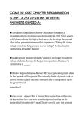 COMS 101 QUIZ CHAPTER 8 EXAMINATION SCRIPT 2026 QUESTIONS WITH FULL ANSWERS GRADED A&plus;