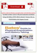 Test Bank for Bates&rsquo; Guide To Physical Examination and History Taking 14th Edition &lpar;LWW&comma; 2026&rpar; by Rainier P&period; Soriano&comma; Isbn no&semi; 9781975218348&comma; all 20 Chapters Covered