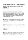 COMS 101 QUIZ CHAPTER 11 COMPREHENSIVE SCRIPT 2026 QUESTIONS WITH SOLUTIONS GRADED A&plus;