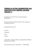 COMSAE 110 ACTUAL EXAMINATION 2026 QUESTIONS WITH VERIFIED ANSWERS GRADED A&plus;