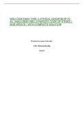 WGU C206 EMH2 TASK 3&colon; ETHICAL LEADERSHIP A1-A4 &vert; ANALYZING WELLS FARGO'S CODE OF ETHICS &vert; 2026 UPDATE &vert; WITH COMPLETE SOLUTION