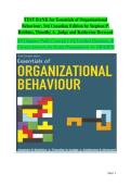Test bank for Essentials of Organizational Behaviour&comma; Canadian Edition&comma; 3rd Edition by Robbins&comma; Judge&comma; and Breward &vert;all chapters covered&vert;