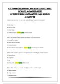 CST EXAM 4&vert;QUESTIONS AND 100&percnt; CORRECT WELL DETAILED ANSWERS&vert;LATEST UPDATE&excl;&excl;&excl;&excl;&excl;2026&vert;GUARANTEED PASS&vert;GRADED A&plus;&vert;VERIFIED