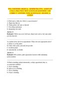 NHA CERTIFIED MEDICAL ADMINISTRATIVE ASSISTANT  &lpar;CMAA&rpar; PRACTICE TEST 2&period;0 B EXAM QUESTIONS AND  CORRECT ANSWERS WITH RATIONALES GRADED A&plus;  LATEST