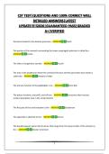 CST TEST&vert;QUESTIONS AND 100&percnt; CORRECT WELL DETAILED ANSWERS&vert;LATEST UPDATE&excl;&excl;&excl;&excl;&excl;2026&vert;GUARANTEED PASS&vert;GRADED A&plus;&vert;VERIFIED