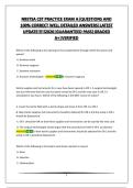 NBSTSA CST PRACTICE EXAM A&vert;QUESTIONS AND 100&percnt; CORRECT WELL DETAILED ANSWERS&vert;LATEST UPDATE&excl;&excl;&excl;&excl;&excl;2026&vert;GUARANTEED PASS&vert;GRADED A&plus;&vert;VERIFIED
