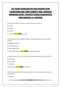 CST EXAM-STERILIZATION AND DISINFECTION &vert;QUESTIONS AND 100&percnt; CORRECT WELL DETAILED ANSWERS&vert;LATEST UPDATE&excl;&excl;&excl;&excl;&excl;2026&vert;GUARANTEED PASS&vert;GRADED A&plus;&vert;VERIFIED