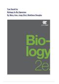Test Bank For Biology 2e by OpenStax&vert; All Chapters &vert; Latest Version 2026