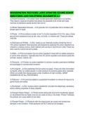 WASHINGTON PESTICIDE LAWS UPDATED EXAMS SCRIPT QUESTIONS AND SOLUTIONS GUARANTEE