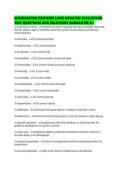 WASHINGTON PESTICIDE LAWS UPDATED EVALUATION TEST QUESTIONS AND SOLUTIONS