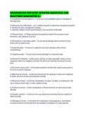 WASHINGTON PESTICIDE UPDATED QUESTIONS AND SOLUTIONS GUARANTEE A&period;pdf