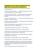 RASMUSSEN PATHO UPDATED EXAMINATION TEST QUESTIONS AND SOLUTIONS GUARANTEE A&period;pdf